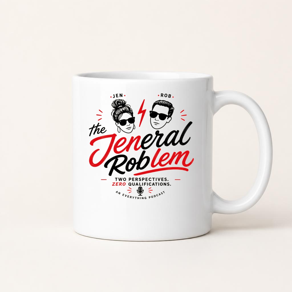 The Jeneral Roblem Logo Mug