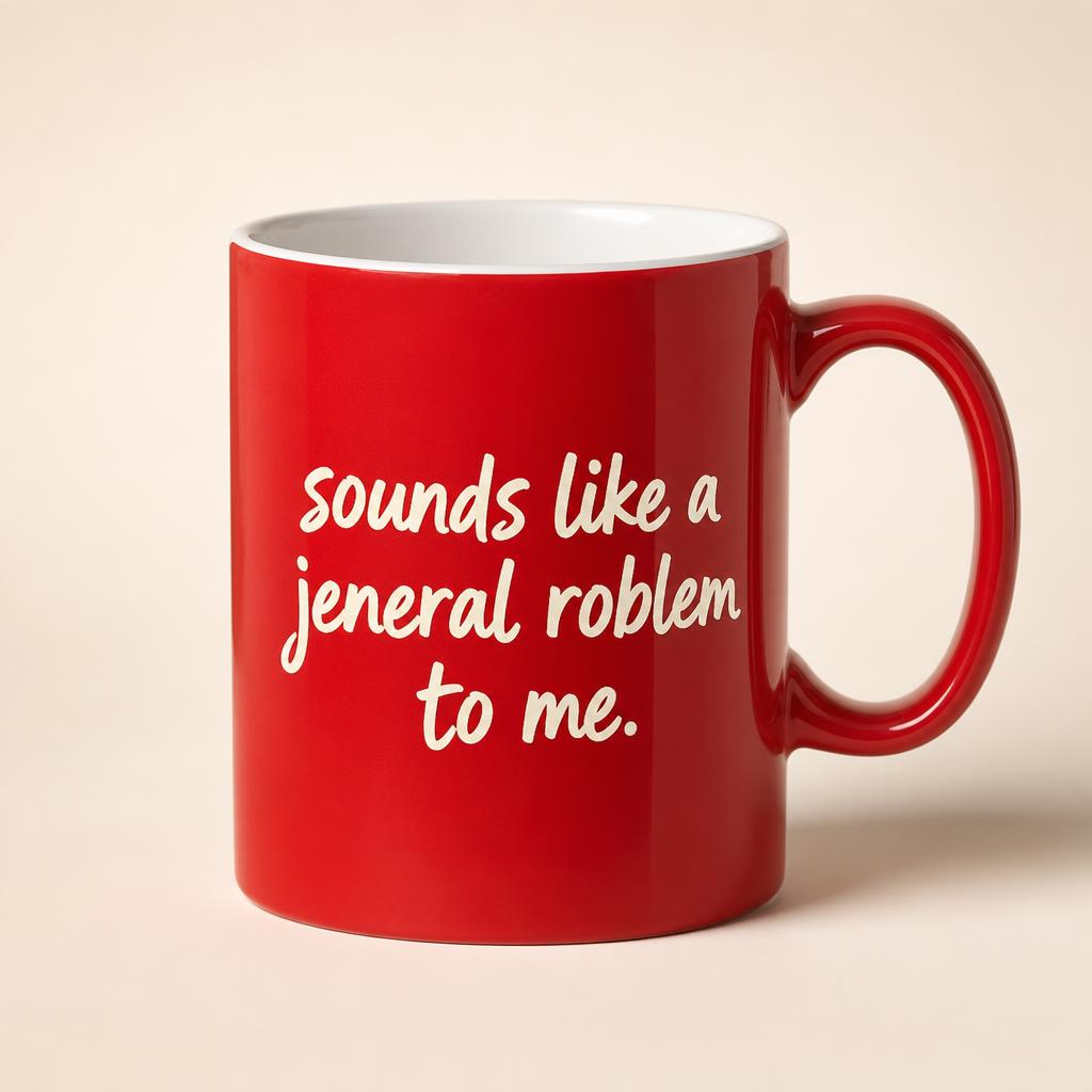 The Jeneral Roblem Mug