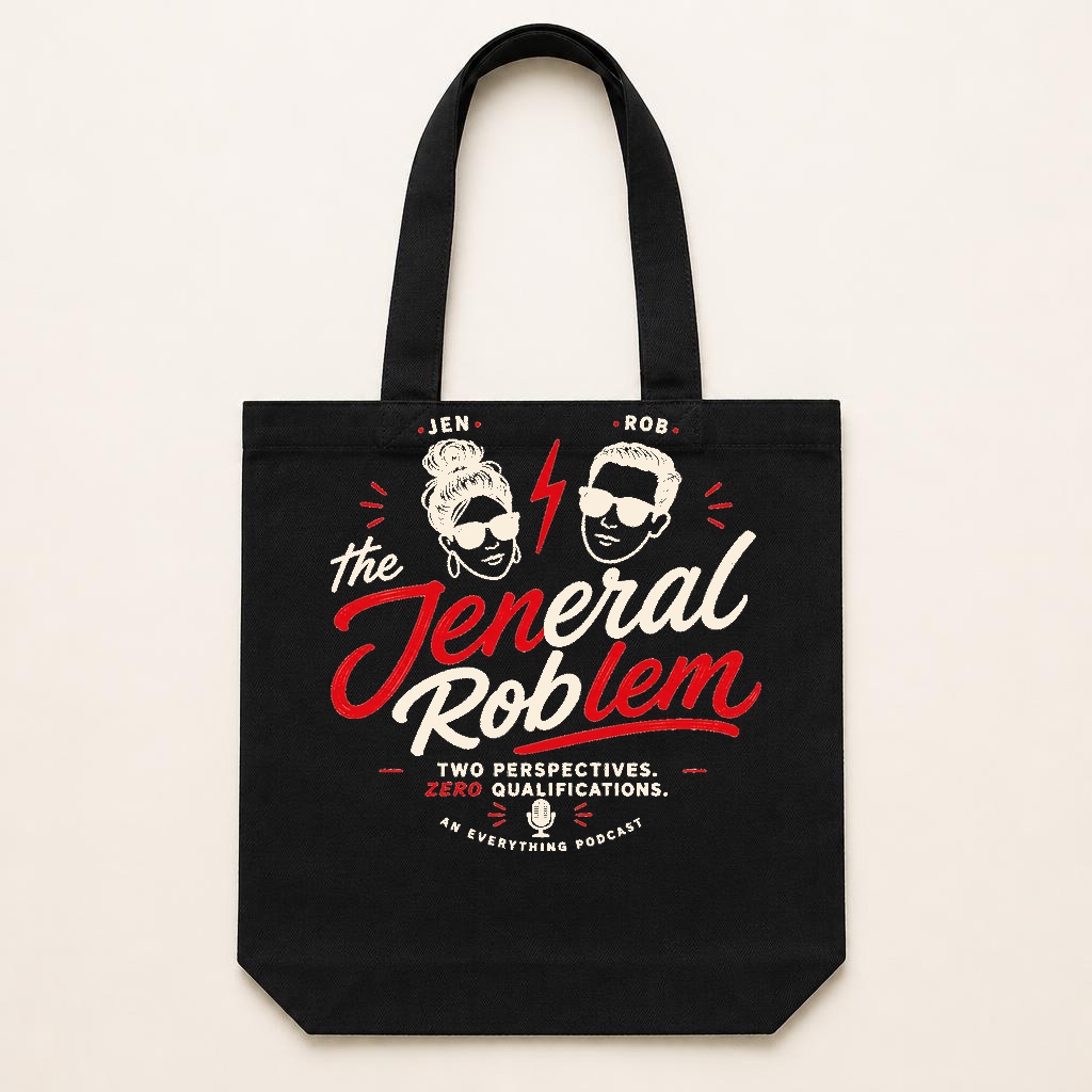 The Jeneral Roblem Logo Tote